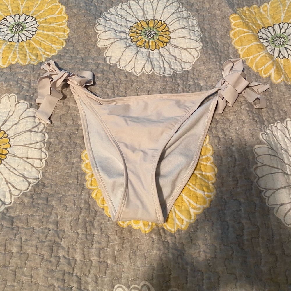 White Large Bikini Bottoms